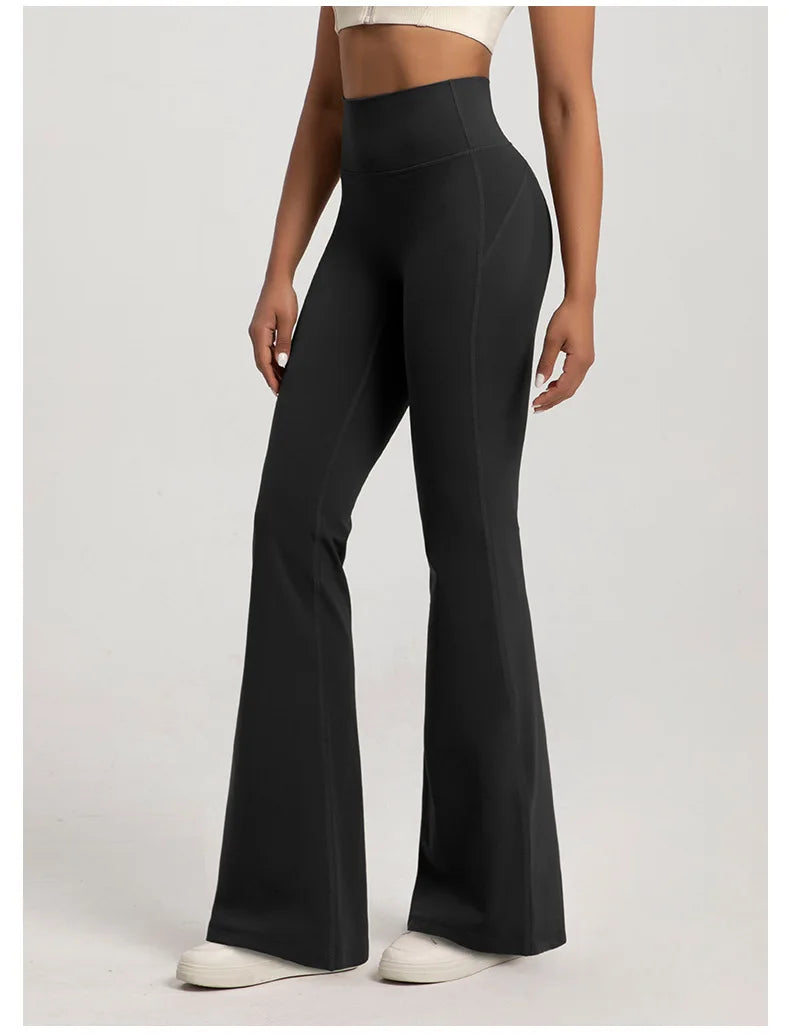 Mavie high waisted casual bell bottom pants