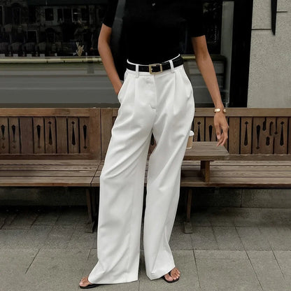 Bianca Light Luxury Wide Leg Pants