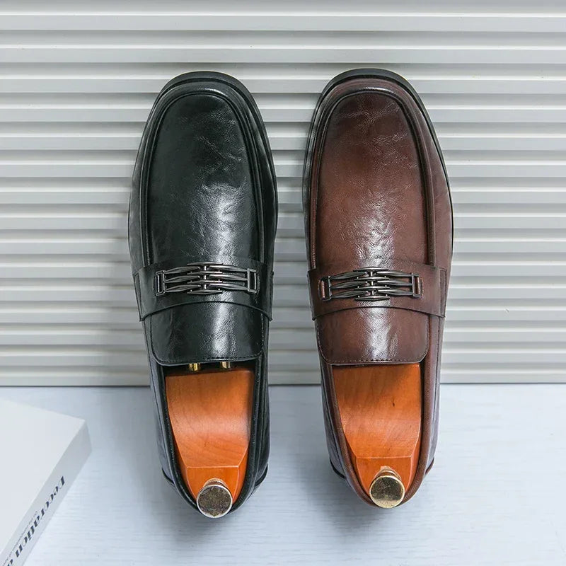 Macon Genuine Leather Loafers - Olympus Madrid