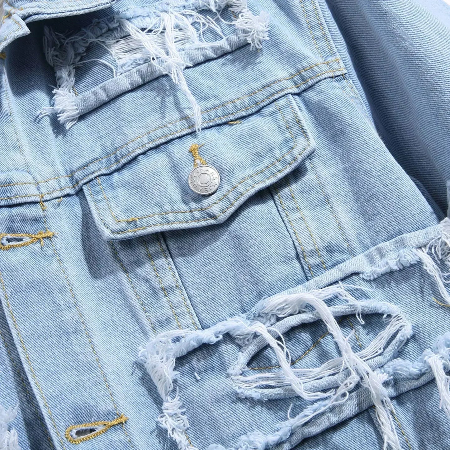 Fray Denim Jacket