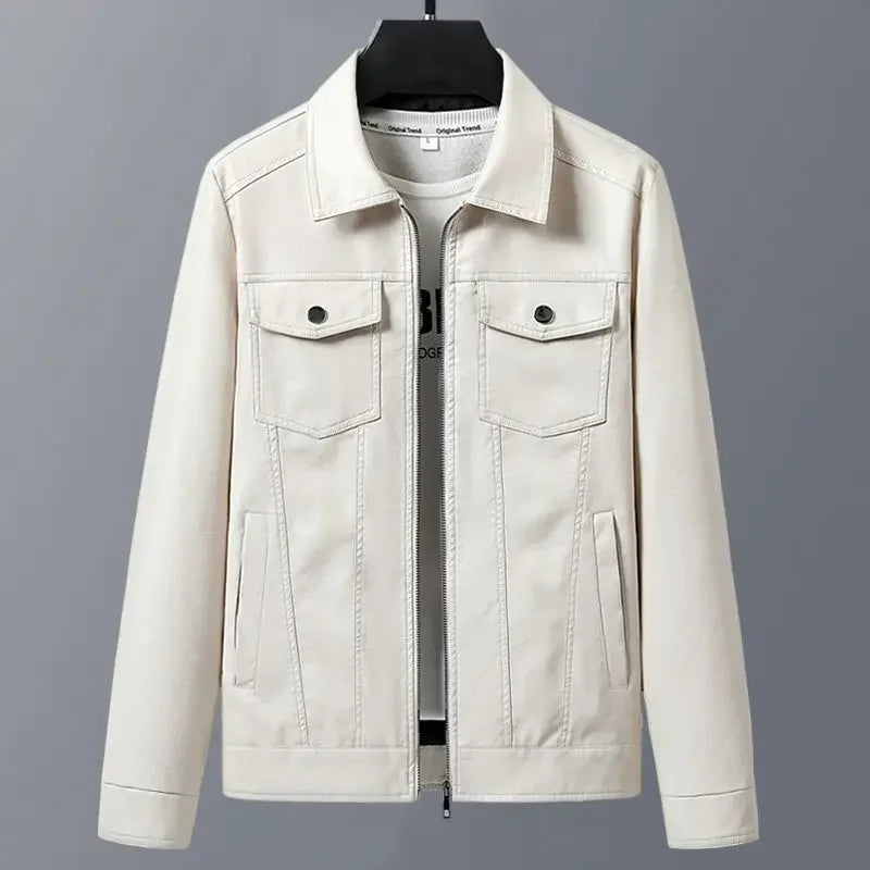 Varves Genuine Leather Jacket - Olympus Madrid