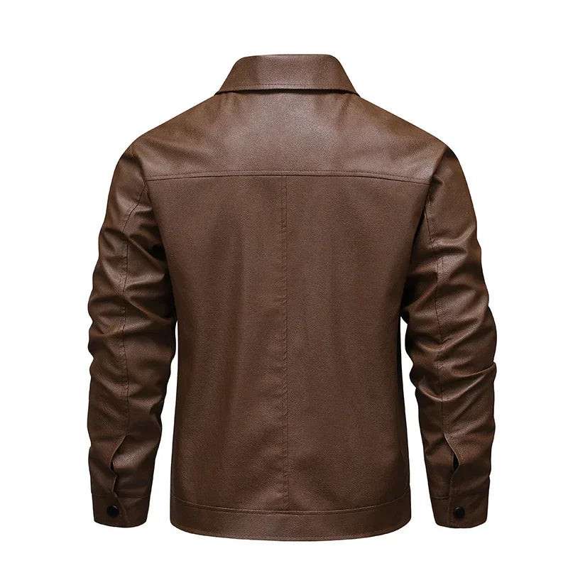 Grayson Leather Jacket - Olympus Madrid