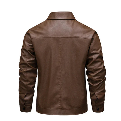 Grayson Leather Jacket - Olympus Madrid