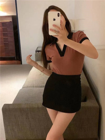 Summer Fashion Y2K T-shirt Woman