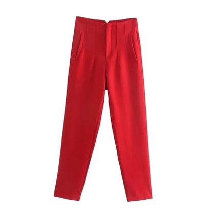 Olivia High Waist Pencil Trousers