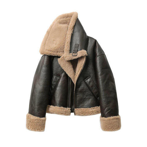 DOUBLE SIDED SHORT JACKET NOIR  RIDER