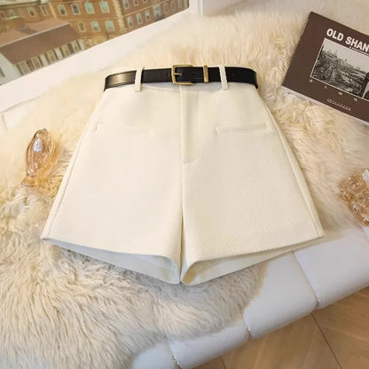 Women's Petite High-Waisted Cotton Shorts