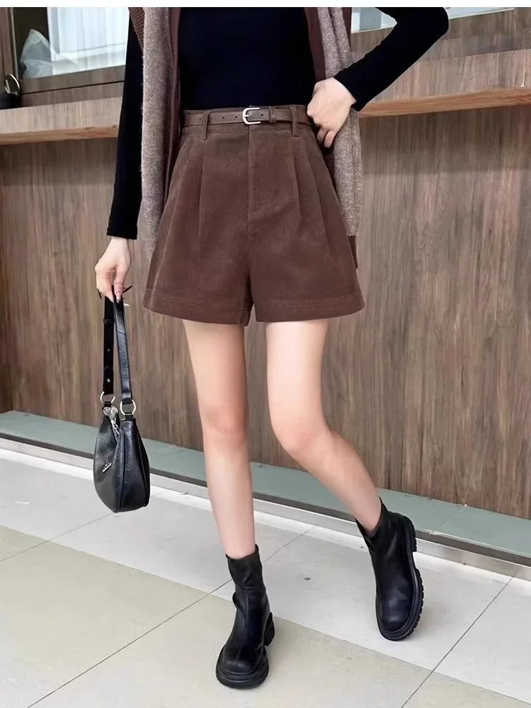 Coffee Color High-waisted Slimming