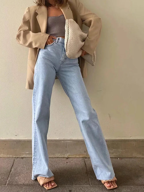 Maya High Waist Baggy Jeans