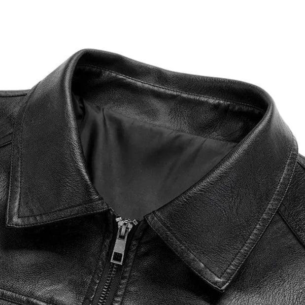 Varves Genuine Leather Jacket - Olympus Madrid