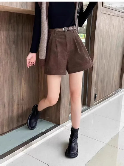 Coffee Color High-waisted Slimming