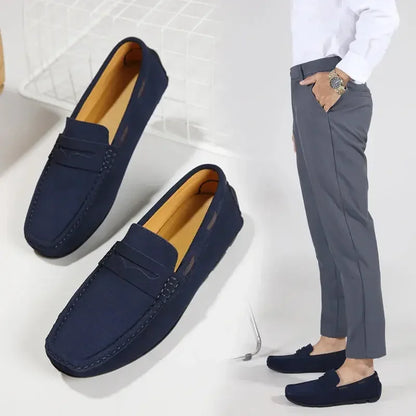 Fletro Genuine Suede Loafers RileyRiver