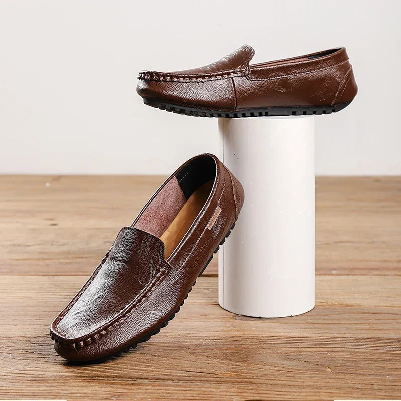 Evano Genuine Leather Loafers