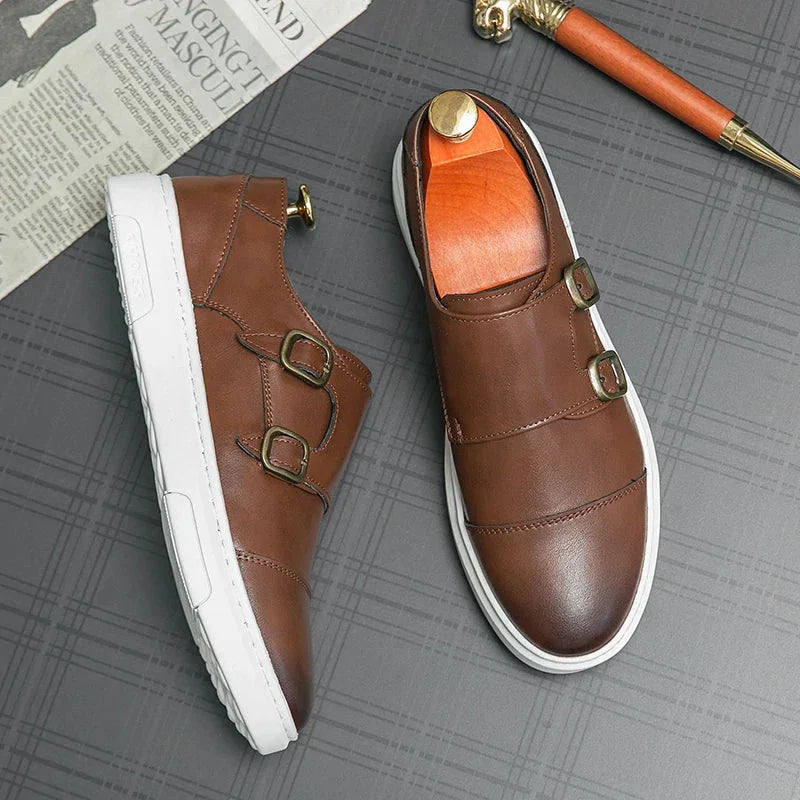 Zyden Genuine Leather Loafers RileyRiver