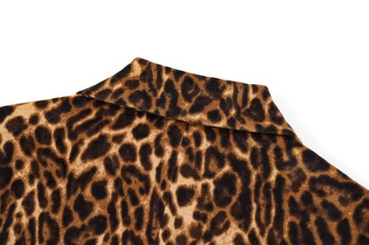 Ellen 2-piece set Leopard print blazer and skirt