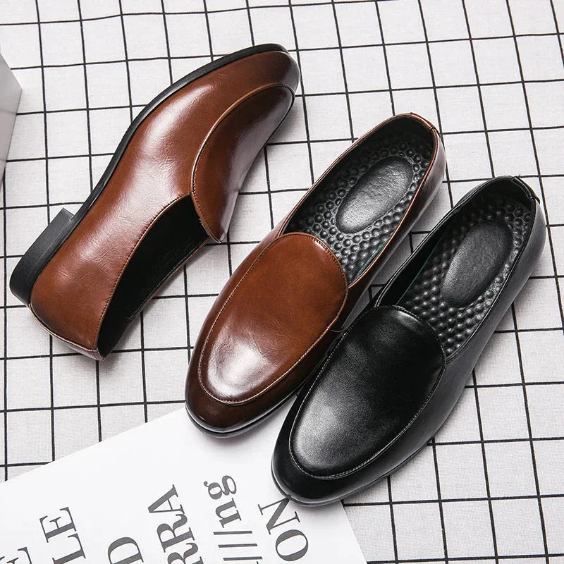 Silas Leather Loafers - Olympus Madrid