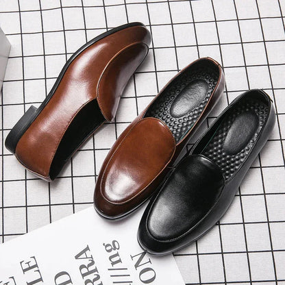 Silas Leather Loafers - Olympus Madrid