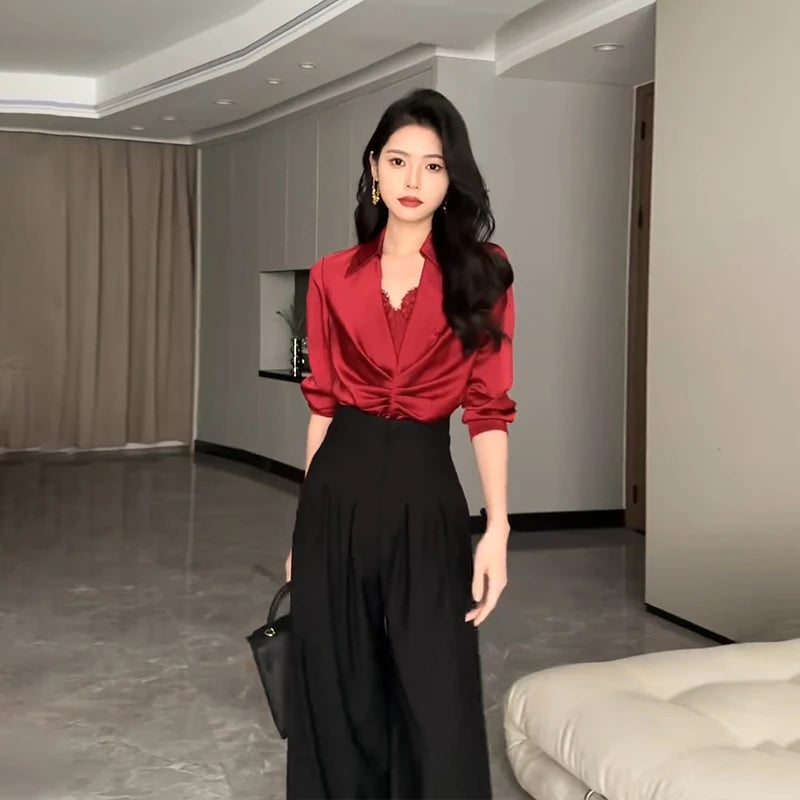 Isabella Ultra High Waist Wide Leg Pants