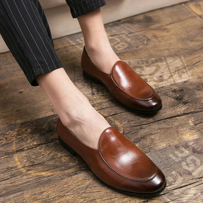 Silas Leather Loafers - Olympus Madrid