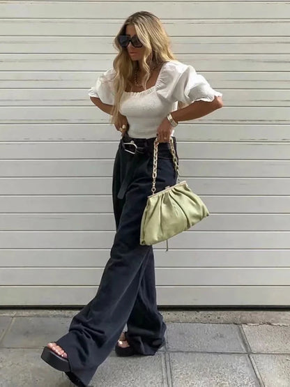 Maya High Waist Baggy Jeans