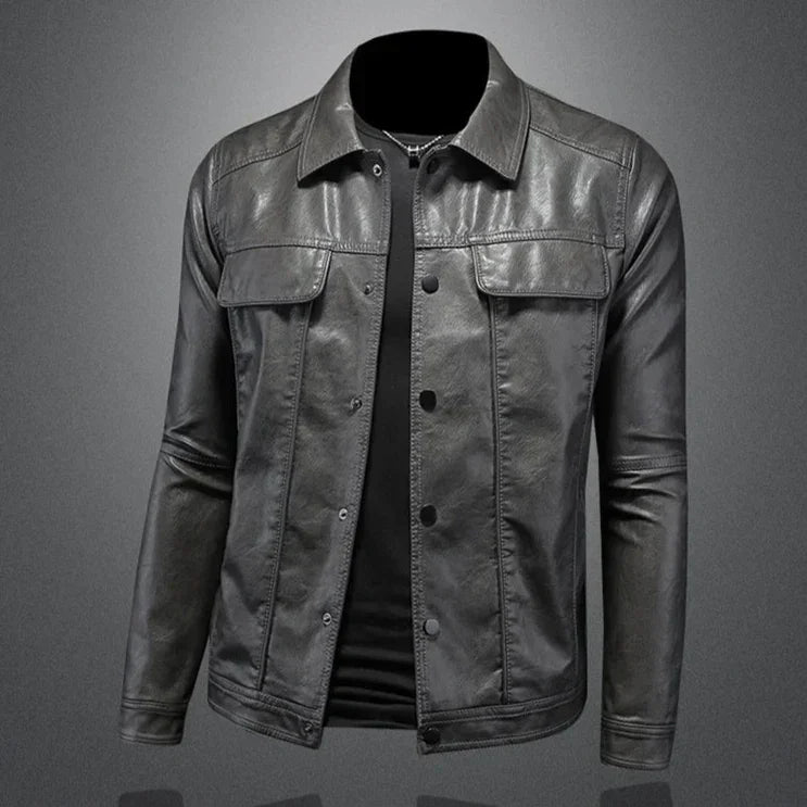 Maddox Leather Jacket - Olympus Madrid