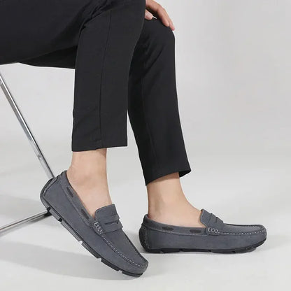 Fletro Genuine Suede Loafers RileyRiver