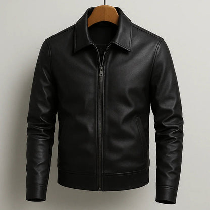 Grayson Leather Jacket - Olympus Madrid