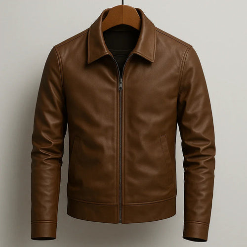Grayson Leather Jacket - Olympus Madrid