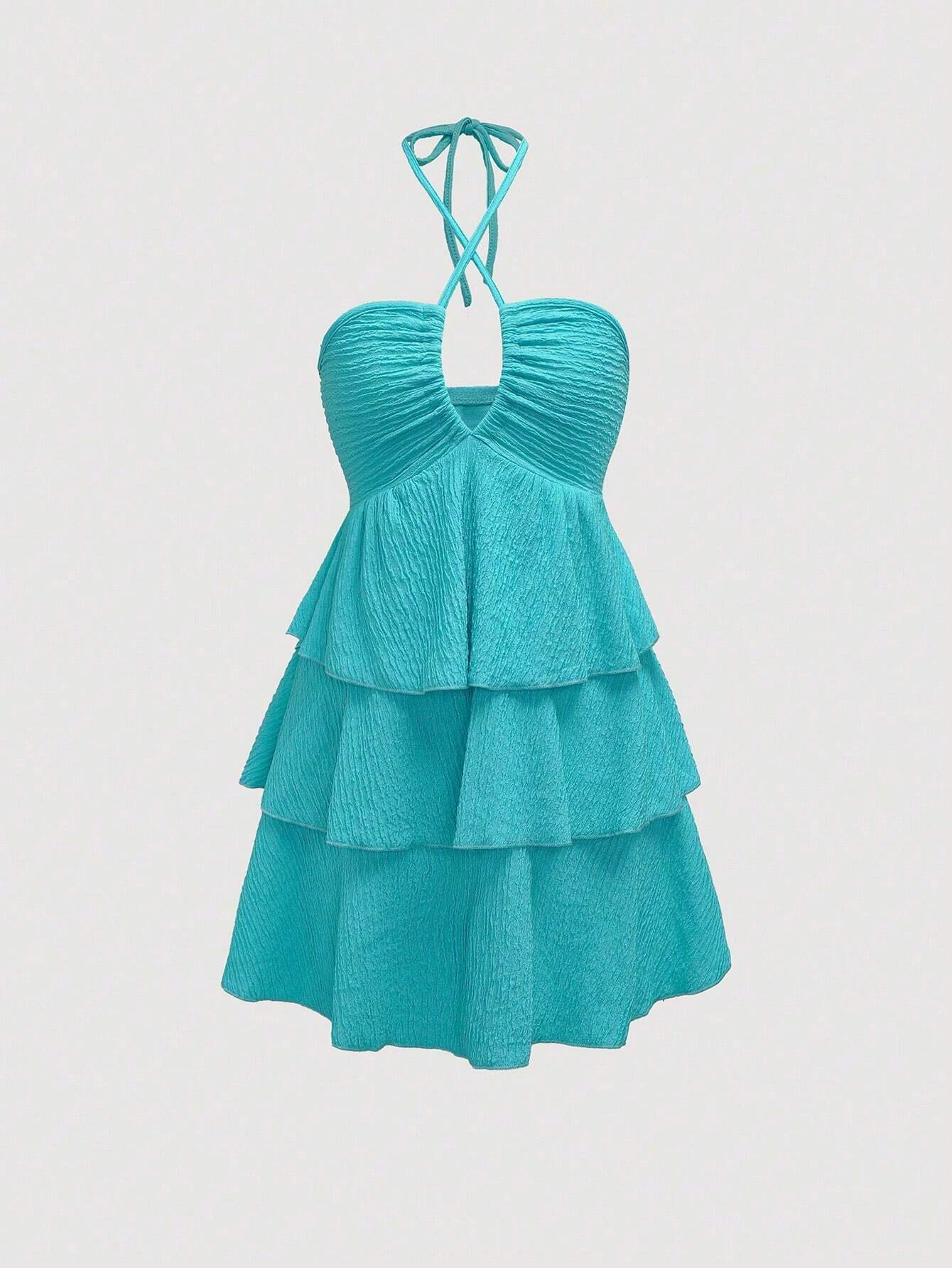 Halter Neck Mini Dress