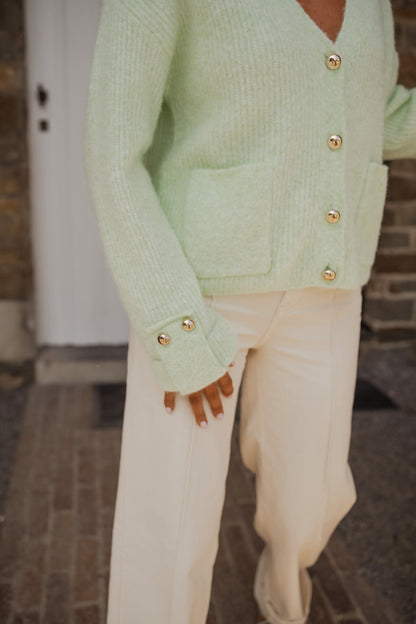 Green Timoty Cardigan