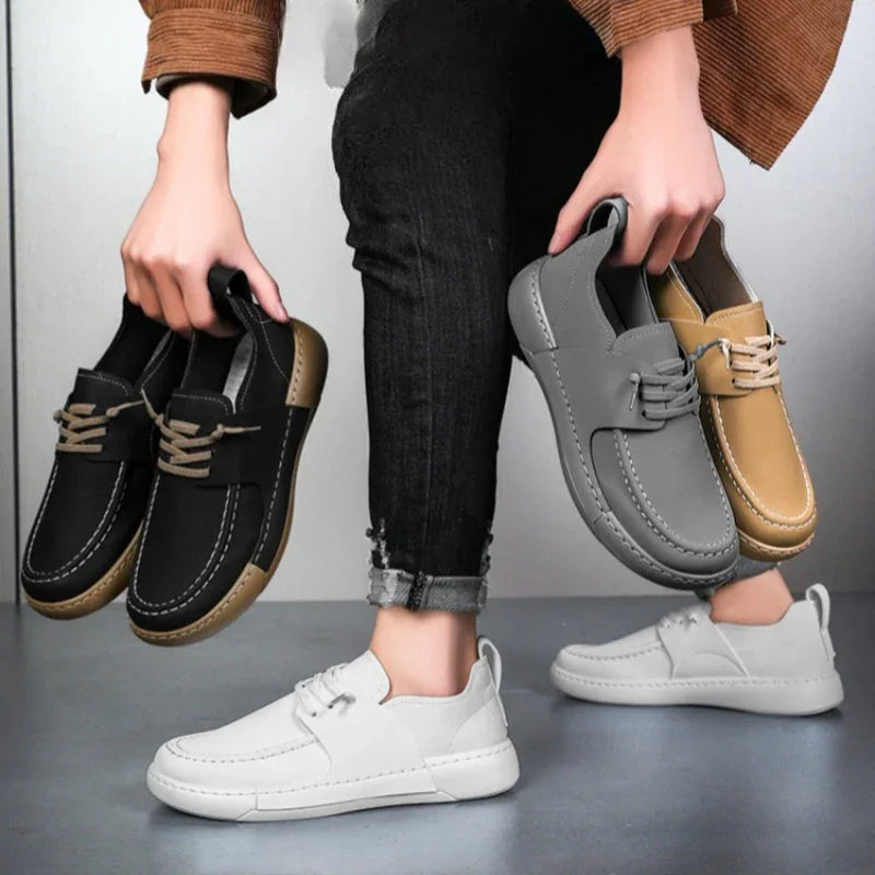 Onyx Leather Shoes - Olympus Madrid