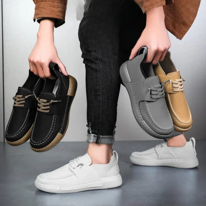 Onyx Leather Shoes - Olympus Madrid