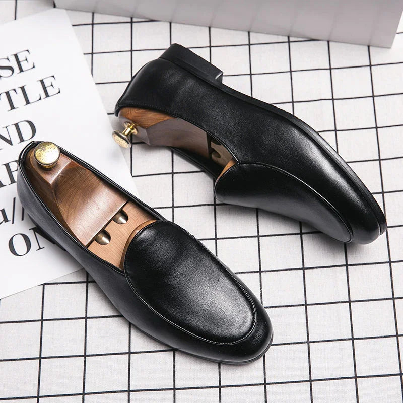 Silas Leather Loafers - Olympus Madrid