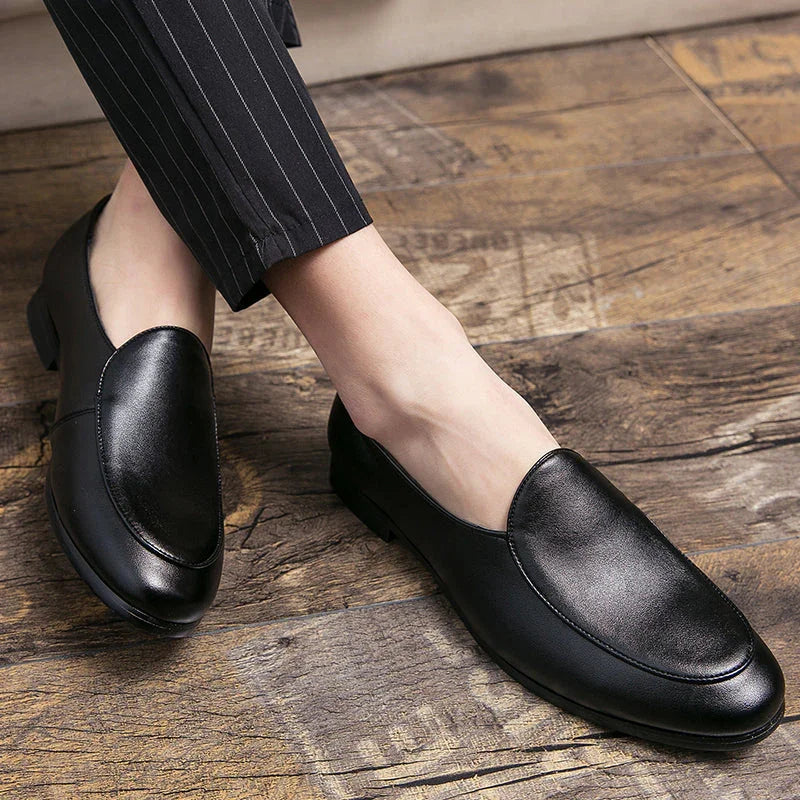 Silas Leather Loafers - Olympus Madrid