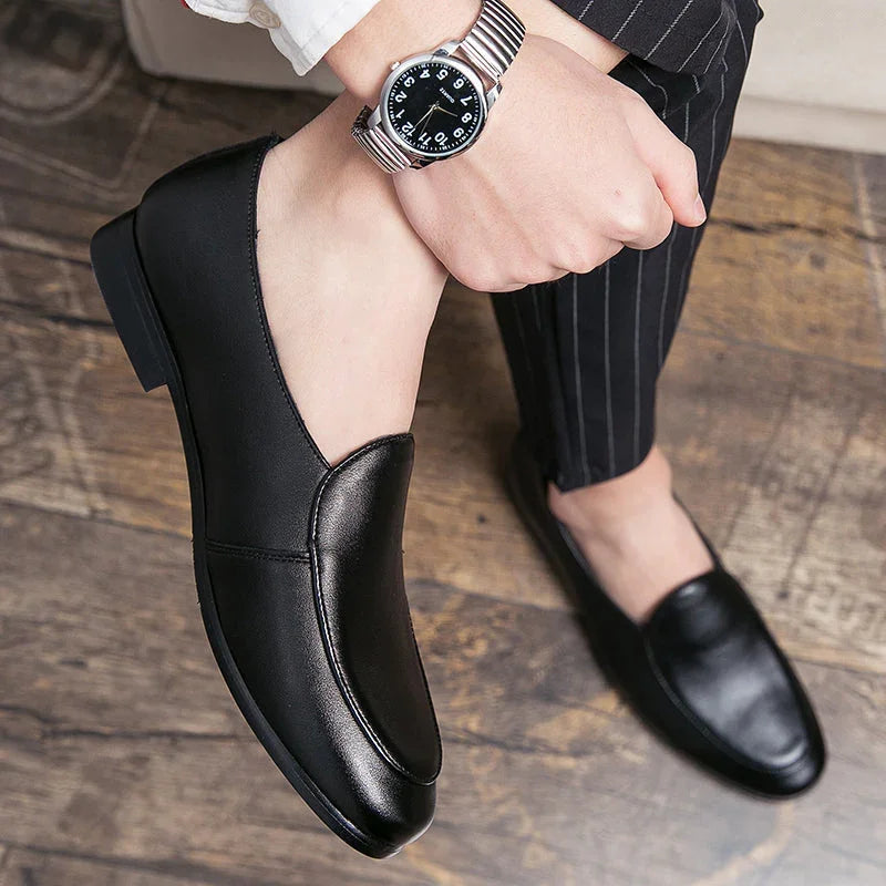 Silas Leather Loafers - Olympus Madrid