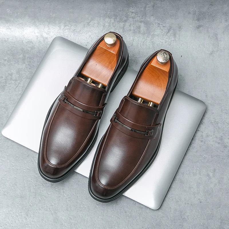 Calder Leather Loafers - Olympus Madrid