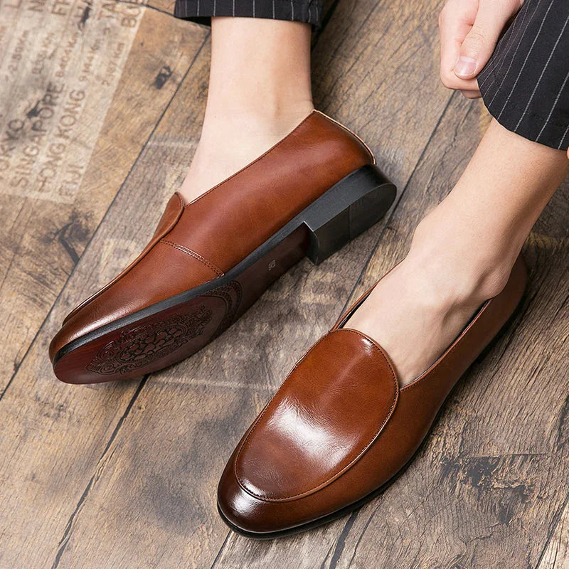 Silas Leather Loafers - Olympus Madrid