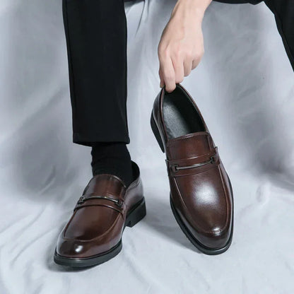 Calder Leather Loafers - Olympus Madrid