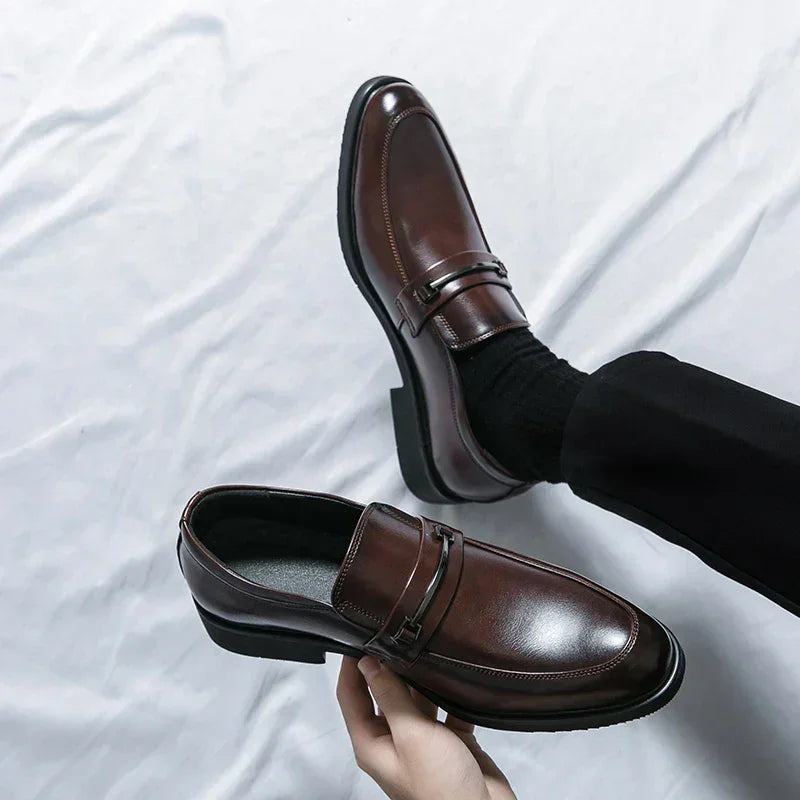 Calder Leather Loafers - Olympus Madrid