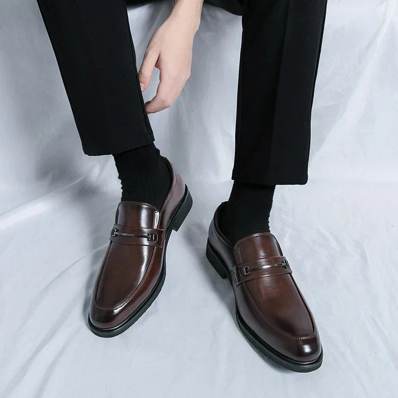 Calder Leather Loafers - Olympus Madrid
