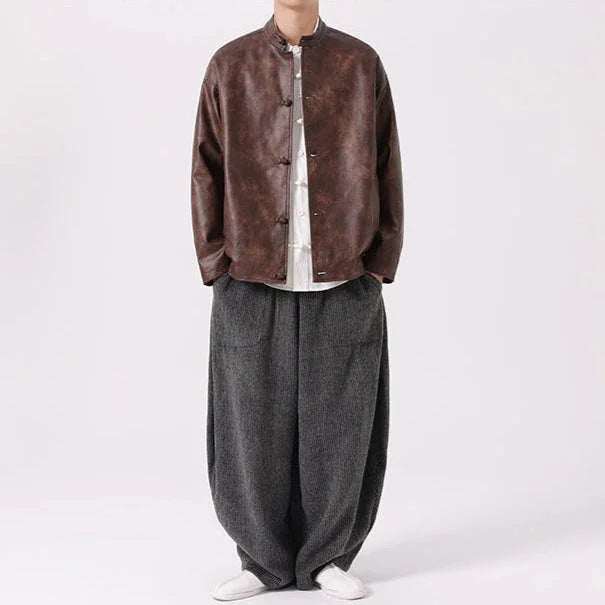 Titan Leather Jacket - Olympus Madrid